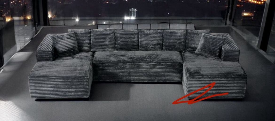 New! Luxurious Modular Sofa Chaise Sectional! Super Comfy QUEEN SLEEPER!