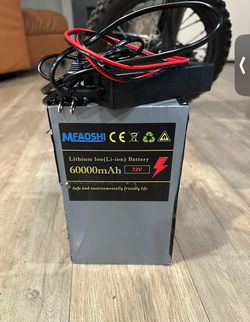 Mfaoshi 72v battery for E motos