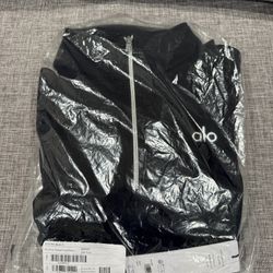 Alo Accolade 1/4 Zip Pullover SMALL BLACK Brand New