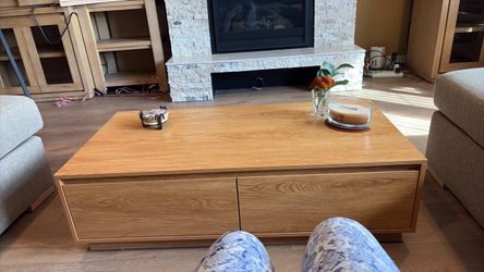 Honey Oak Coffee Table