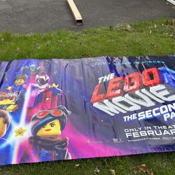 Large 5x10  The Lego Movie 2 Vinyl Poster
