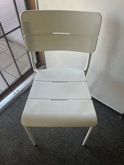 White IKEA Chair 