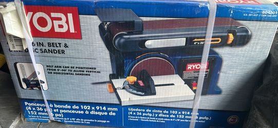 Ryobi 4 in. x 36 in. Belt / 6 in. Disc Sander