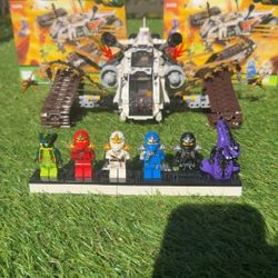LEGO Ninjago Ultra Sonic Raider 9449 100% Complete W/ Minifigures + Instructions In Great Condition No Box