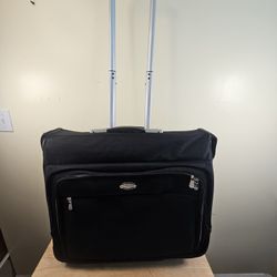 Black Garment Bag With Wheels