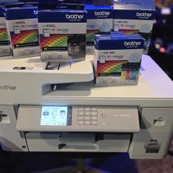 Brother Printer. With A Lot Of Ink 