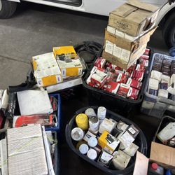 Multiple Oil Filters And Air Filters 