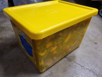 Box Of Lego Parts And Pieces