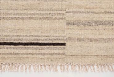 EQ3 Nomad Rug Runner In Natural,size: 2.6' X 7