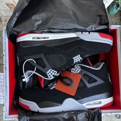 Jordan 4 Bred Size 12
