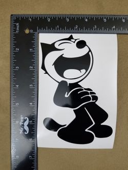 Felix The Cat (Laughing) Vinyl Decals - Pick-A-Color