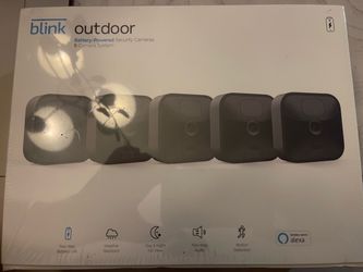 Blink outdoor battery-powered security cameras 5 camera system
