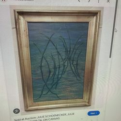 “Tranquility” By Maui Artist, Julie Schoenecker, Oil Painting App. $2,795