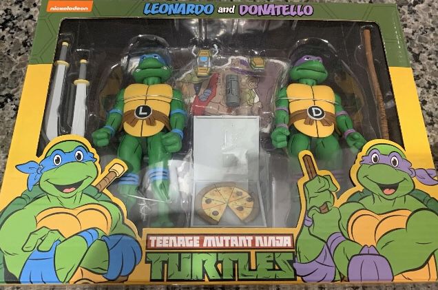 TMNT Leonardo & Donatello NECA Teenage Mutant Ninja Turtles