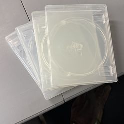 PS3 plastic cases - 4ct