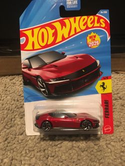 Ferrari 12 Cilindri red hot wheels