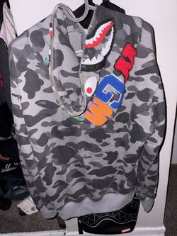 Gray Bathing Ape Zip Up 