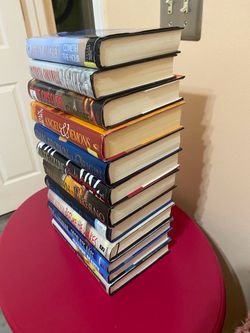 12 hard cover books