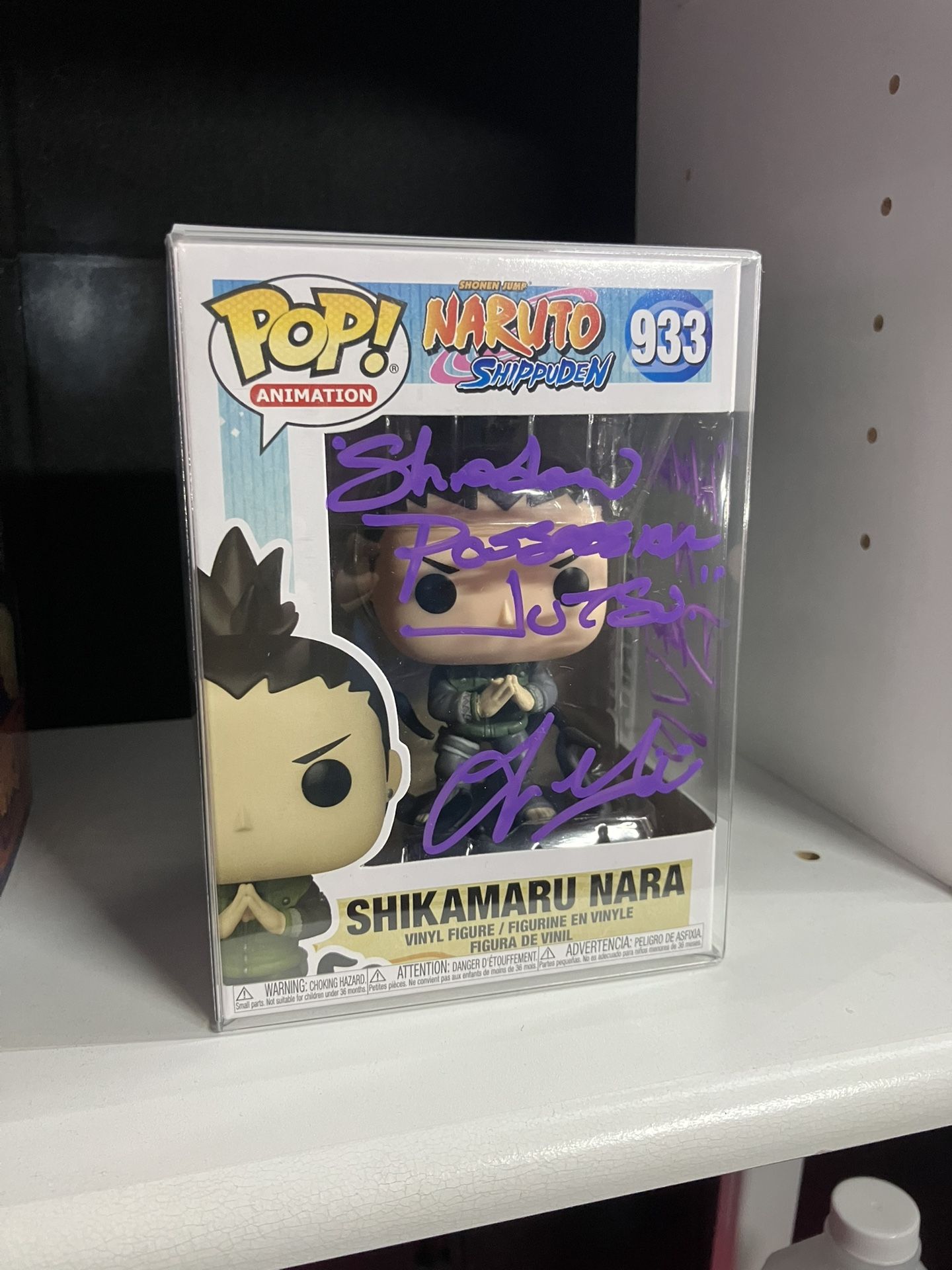 Shikamaru Nara Signed Funko Pop