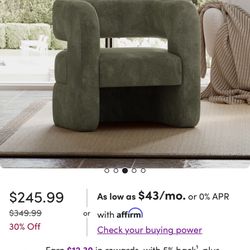 modern accent chair new in box 