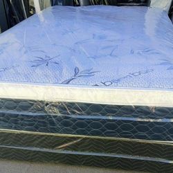 Brand new ,E King,Cal King,Queen,Full And Twin Size Pillow Top Mattress And Box Spring,Prices Are Between $160-$350