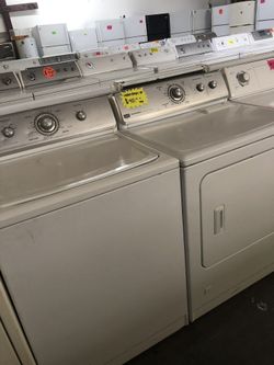 Washer and dryer set
