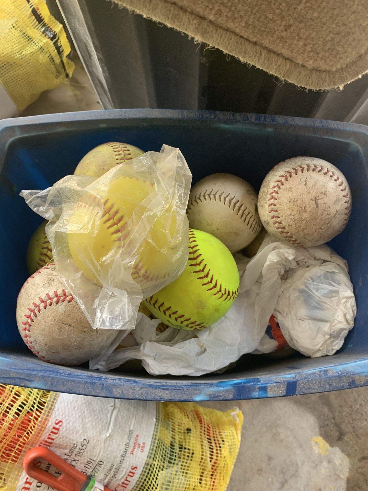 SOFTBALLS/GLOVES/BATS/HELMETS