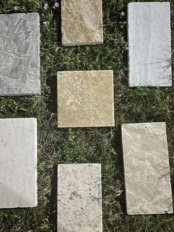 Travertine a marble for sale 6 x 12 x 1 1/4” with installation