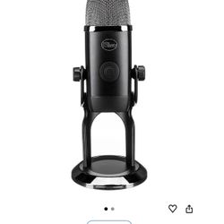Blue Yeti X Professional USB Condenser Microphone with high-resolution metering, LED lighting, and Blue Voice effects for gaming, streaming, and podca