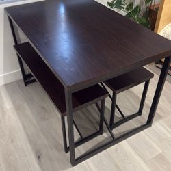 Kitchen Table with Two Bench