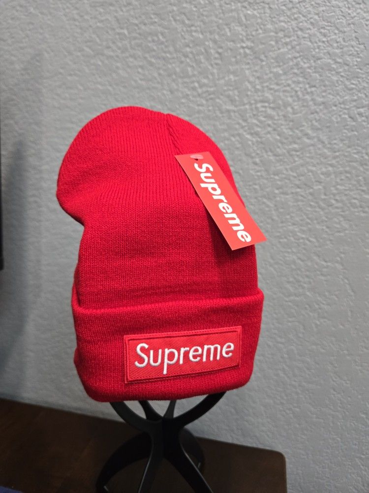 Supreme Red Beanies