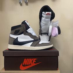 Jordan 1 High Mocha Travis Scott (Brand NEW) - Size 9.5 and size 10
