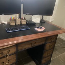 Vintage Captain Desk