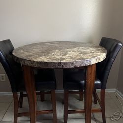 High Table With 2 Chairs 