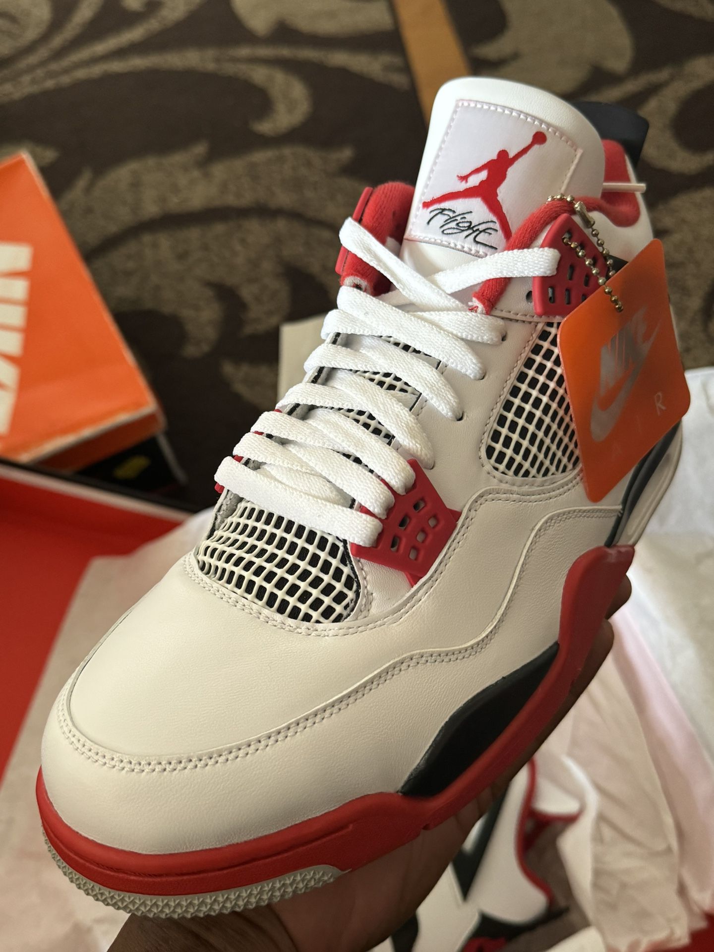 Fire Red 4s