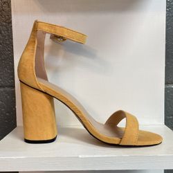 Mustard Yellow Spring heels