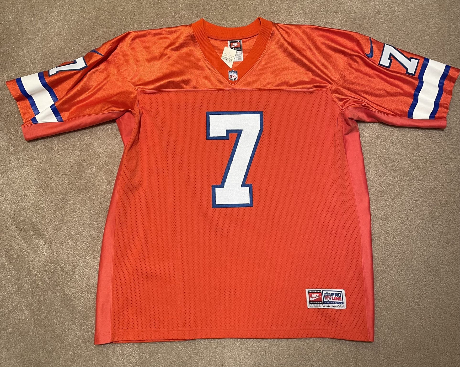JOHN ELWAY Denver Broncos 1996 Nike NFL Proline XL Jersey ** BRAND NEW**
