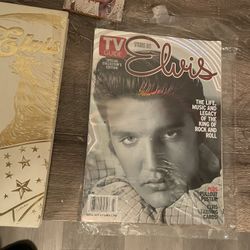 Elvis Presley Big Tv Guide 11x 8 New With Poster And Trading Cards