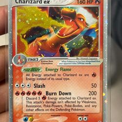 Fire Red Green Leaf Charizard Pokemon *Mint*
