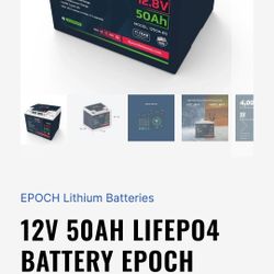 12V Marine 5AH battery *NEW IN BOX*