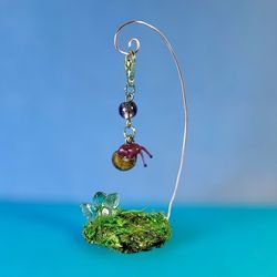 Wine Purple Snail Charm