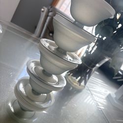 TUPPERWARE JELLY MOLDS WITH LIDS set of 5