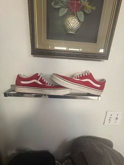 Vans Old Skool Red Low-Top Sneakers