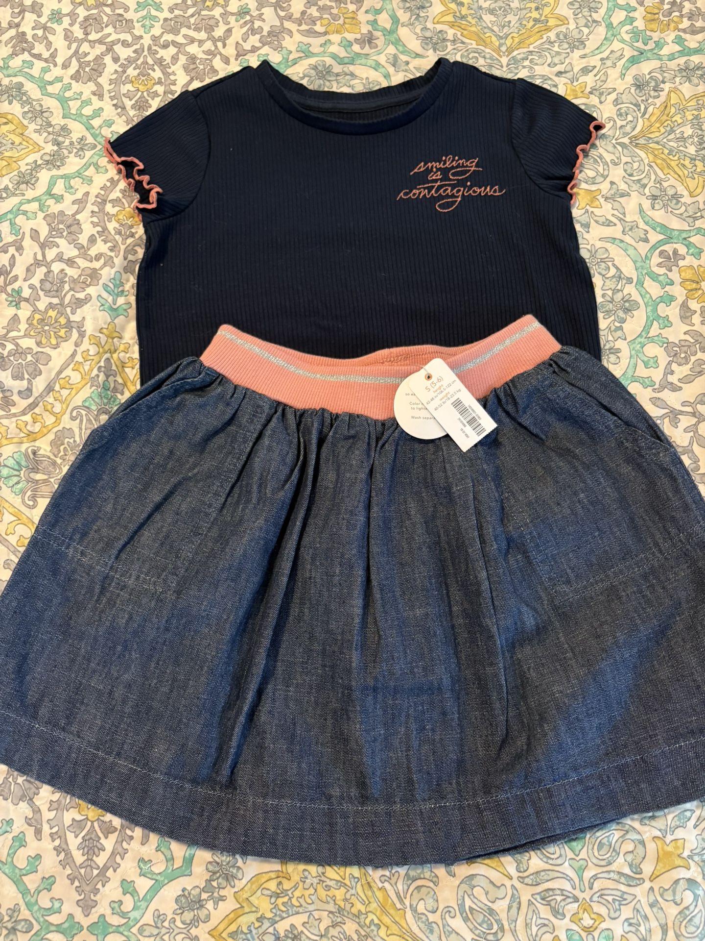 Girls skirt & Top Set Lot - size Small 5-6 - kids clothes - Simi Valley
