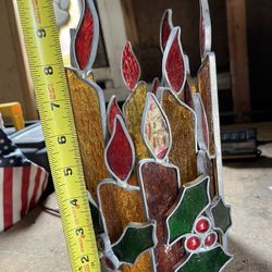 Stained Glass Candle Holder