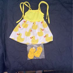 18” American Doll Sun Dress & Sandals