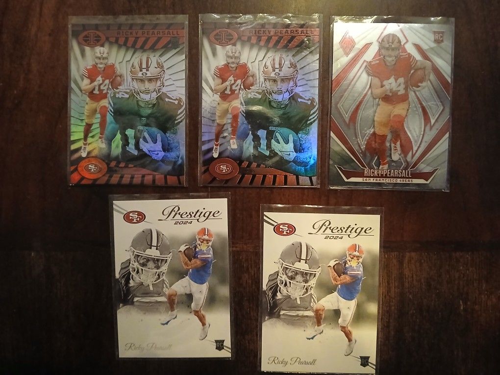 Ricky Pearsall Rc Football Cards 