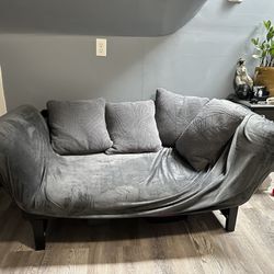 $75 Mint condition wooden futon comes with cover and pillows 