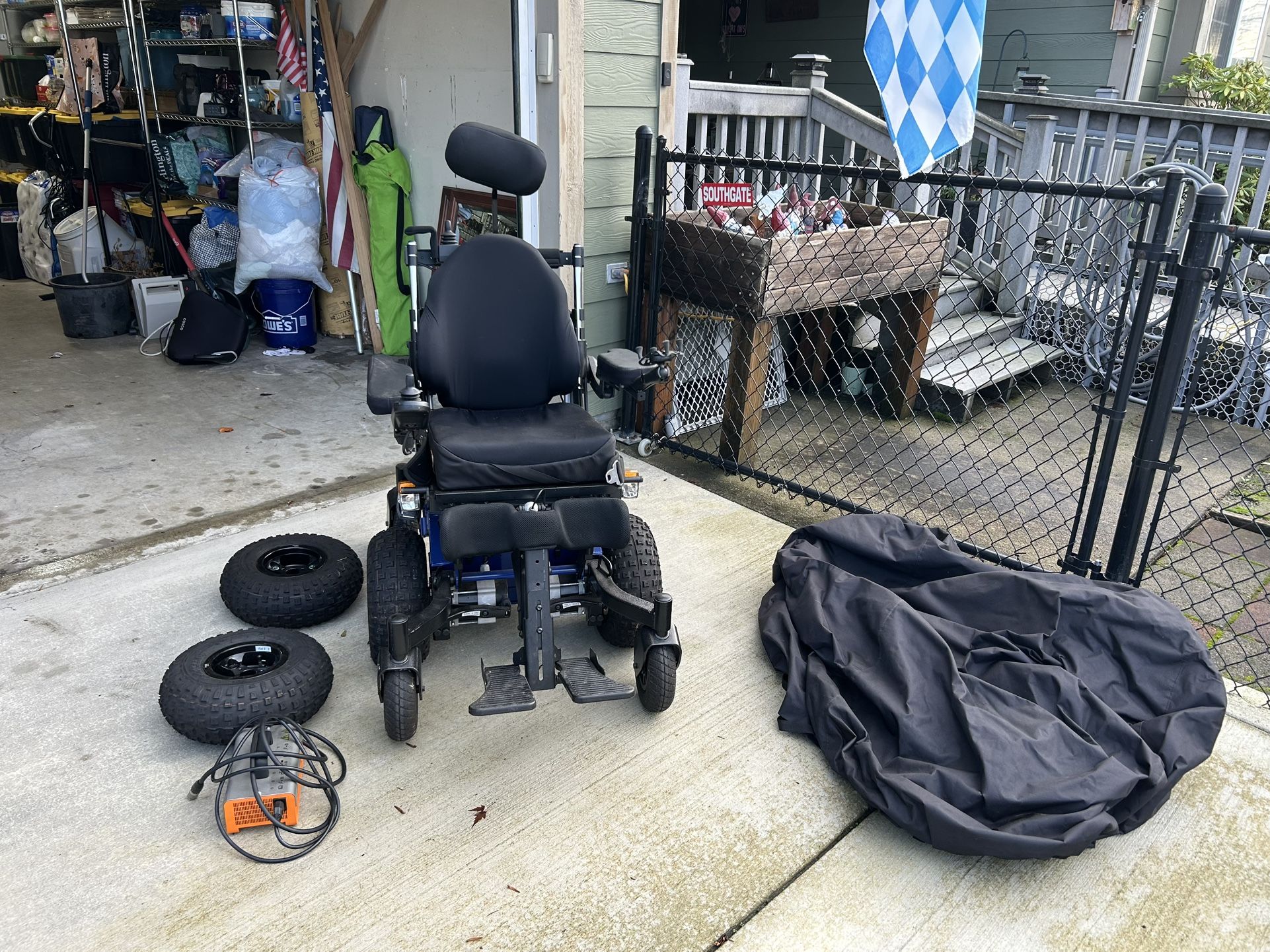 Gently used Off Road Mobility Chair With Lift For Truck