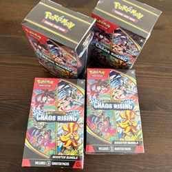 Pokemon Chaos Rising Booster Bundle Sealed